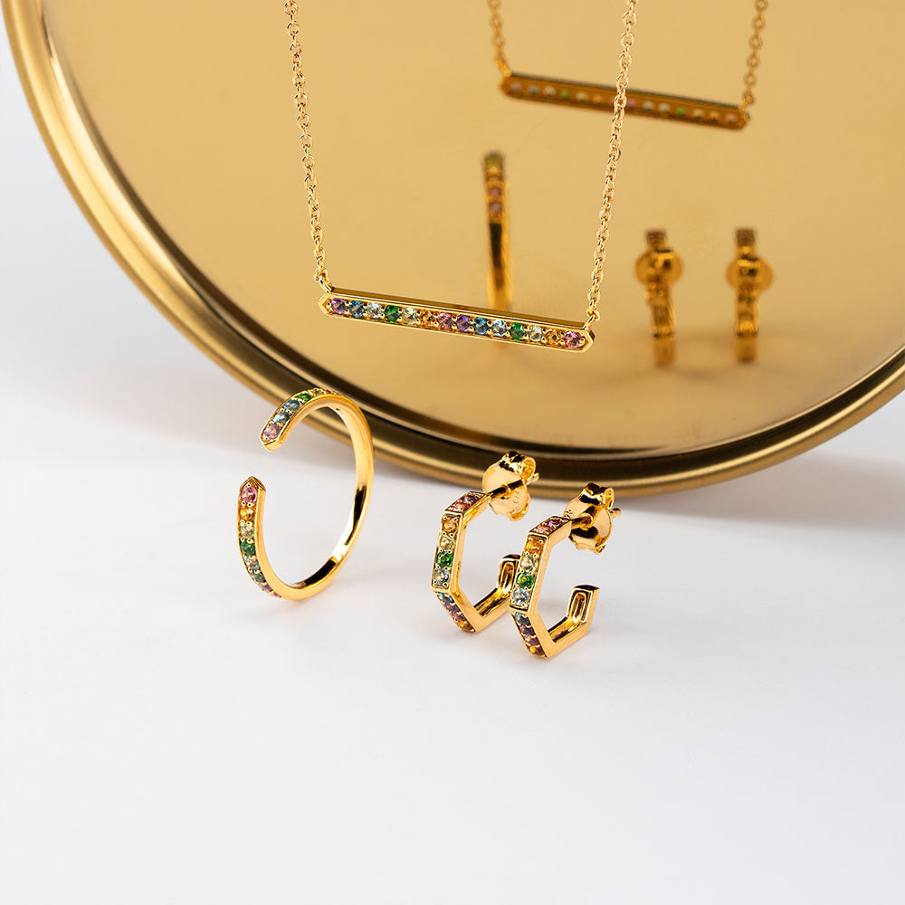 Rainbow Multi Gemstone Jewellery Collection