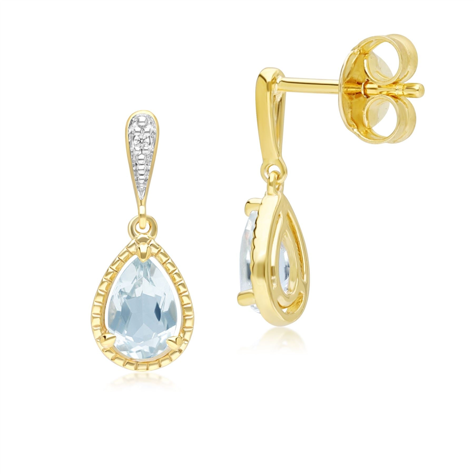 classic-pear-aquamarine-diamond-drop-earrings-in-9ct-yellow-gold-135e1912089 Side