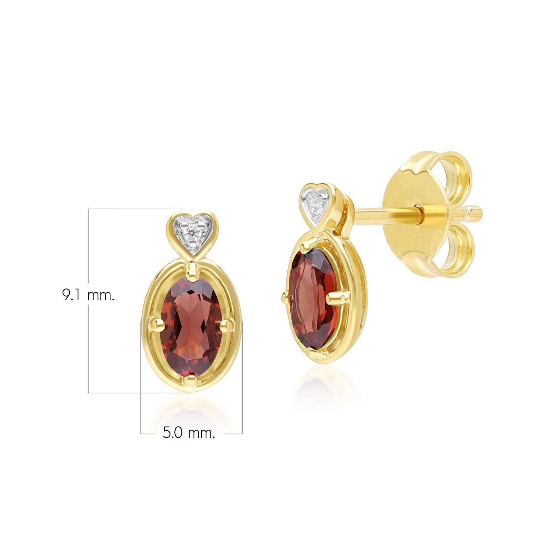 classic-oval-garnet-diamond-heart-stud-earrings-in-9ct-yellow-gold-135e1911049 Dimensions