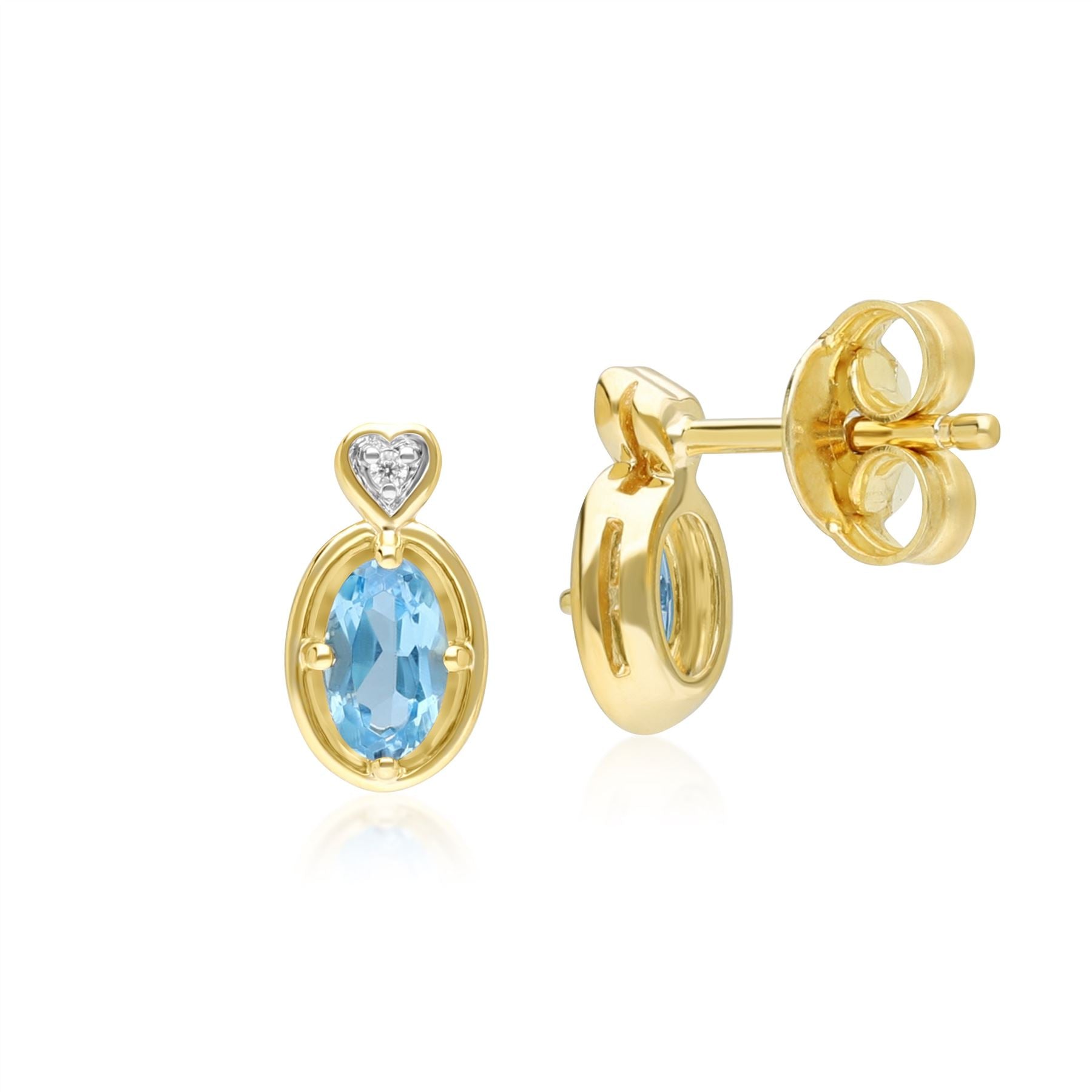 classic-oval-topaz-diamond-heart-stud-earrings-in-9ct-yellow-gold-135e1911029 Side